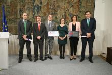 El presidente de Castilla-La Mancha, Emiliano García-Page, preside el acto de entrega de los Distintivos de Excelencia Empresarial en Igualdad, Conciliación y Responsabilidad Social Corporativa